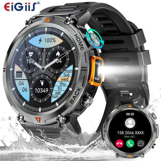 KE3 2025 Bluetooth Calling Smartwatch For Men Full Touch Screen Health Monitor